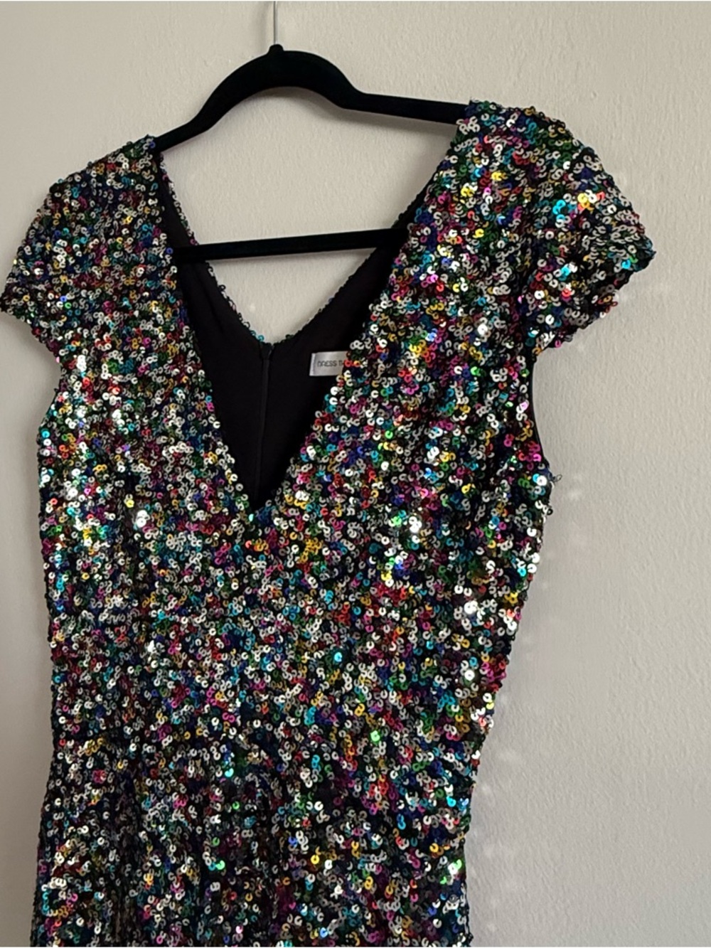 Dress the Population Zoe Multicolor Confetti Sequin Mini Dress - Picture 10 of 13